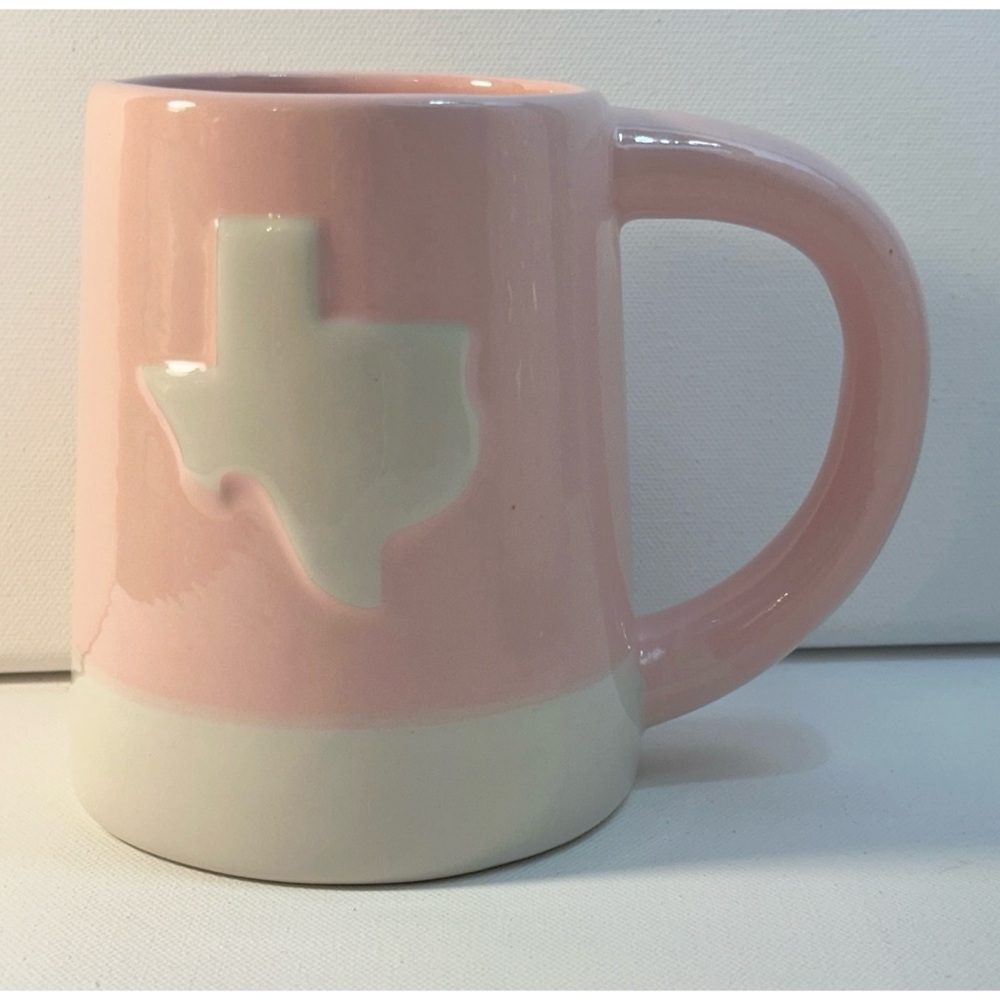 H-E-B Pink Coffee Mug